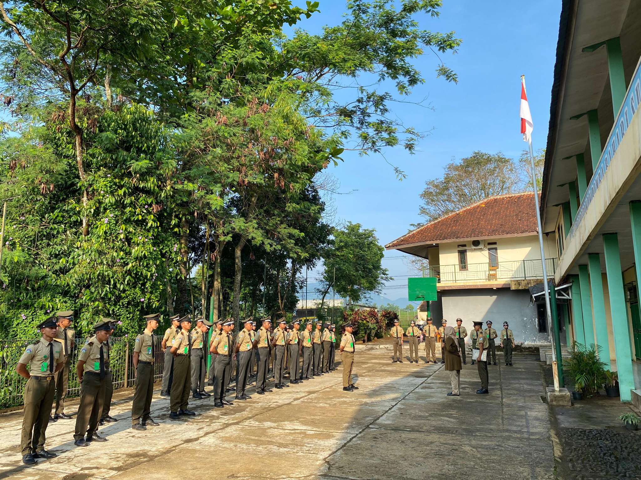 Kegiatan upacara siswa